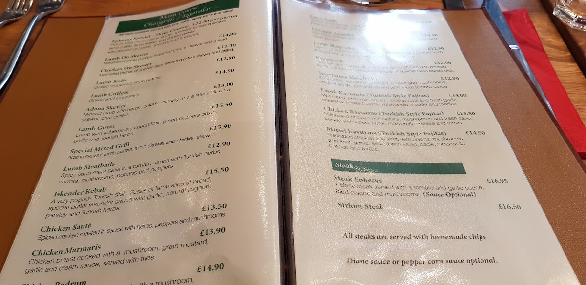 Menu The Ephesus Restaurant-5